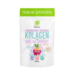 Suplement kolagen, witamina C i kwas hialuronowy  Intenson