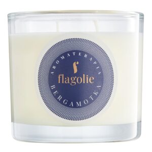Świeca sojowa do aromaterapii - bergamotka Flagolie AROMATERAPIA LINIA LIMITOWANA