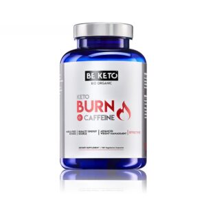 Keto Burn Spalacz Tłuszczu z kofeiną 180 kapsułek BeKeto Keto Suplementy