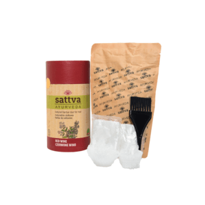 Henna do włosów Czerwone Wino 150g Sattva