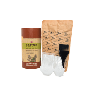 Henna do włosów Czekoladowy Brąz 150g Sattva