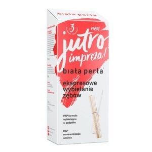 Jutro impreza! zestaw do wybielania zębów w domu Biała Perła