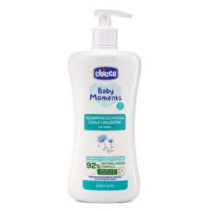 Baby Moments szampon do mycia ciała i włosów 0m+ 500ml Chicco