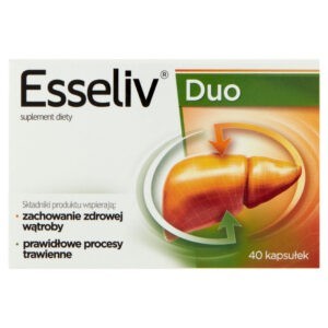 Suplement wspomagający wątrobę oraz procesy trawienne Esseliv
