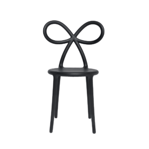 Krzesło Ribbon czarny mat