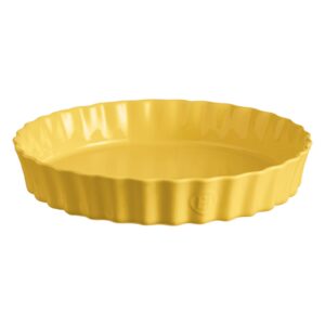 Głębokie naczynie do tarty - 32 CM - żółty