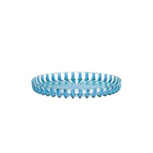 OKRĄGŁA TACKA, średnica 31 cm, turkusowa