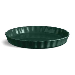 Naczynie do tarty 28 CM - cedrowy/zielony