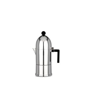zaparzacz do espresso, ciśnieniowy, czarne uchwyty, na 3 filiżanki