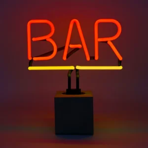Neon 'Bar' Sign