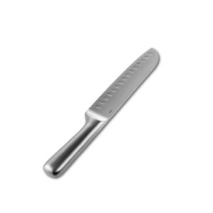 nóż Santoku, matowy; 32 cm