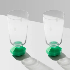 Chelsea Clear/Mint (set of 2)