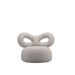Fotel RIBBON materiał Pugi jasny szary
