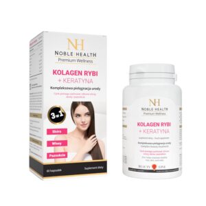 Suplement z Kolagenem i Keratyną Noble Health