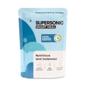 Pełnowartościowy posiłek Smart Meal o smaku ciasteczkowo-bananowego smoothie 100g (1 porcja) Supersonic