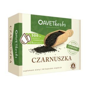 Suplement diety z olejkiem z czarnuszki Avet Pharma Avet herbs czarnuszka