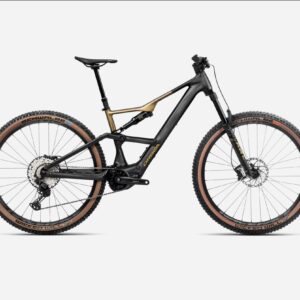 Rower elektryczny MTB Trailowy Orbea Rise SL H20 2025 - S - czarno-złoty