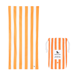 Ręcznik plażowy, szybkoschnący - Ipanema Orange L 160x90cm
